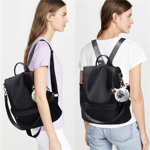 Backpack Purse for Women Anti theft Bookbag Purse Lightweight Shoulder Bag